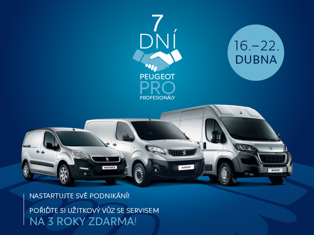 7 dní Peugeot pro profesionály