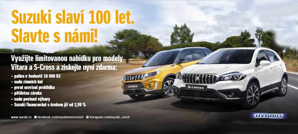 Akční nabídka - Suzuki 100 let