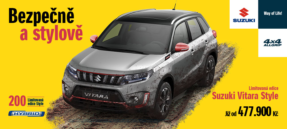 AKCE - LIMITOVANÁ EDICE VITARA STYLE