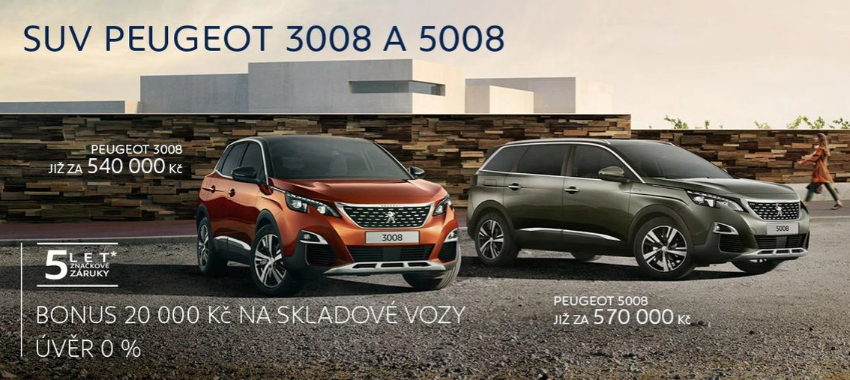 SUV PEUGEOT 3008 a 5008