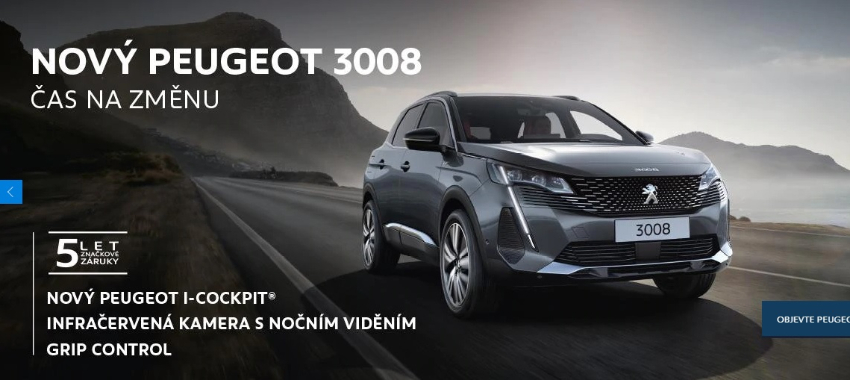 NOVÉ SUV PEUGEOT 3008